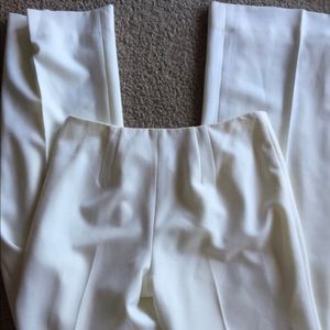 White House Black Market ivory Legacy pant